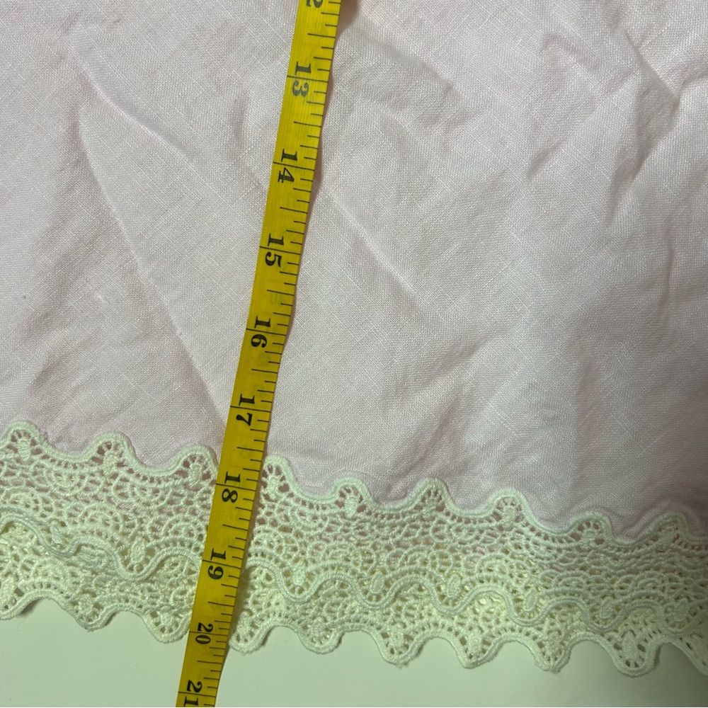 NWT J.Crew Gwen lace-trim slip skirt in linen (size 2X) - Picture 5 of 6